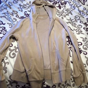 Tan tekgear zip hoodie